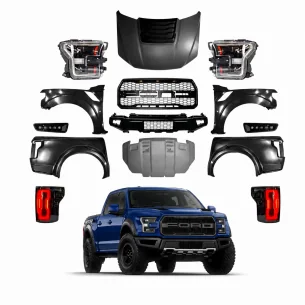 Kit Carrocería Ford Ranger T6 T7 T8 2012-2022 Conversión a Ford F150 Facelift