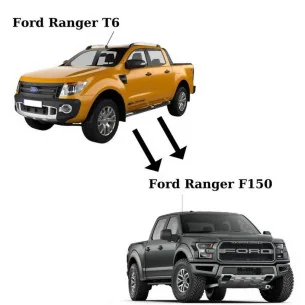 Kit Carrocería Ford Ranger T6 T7 T8 2012-2022 Conversión a Ford F150 Facelift