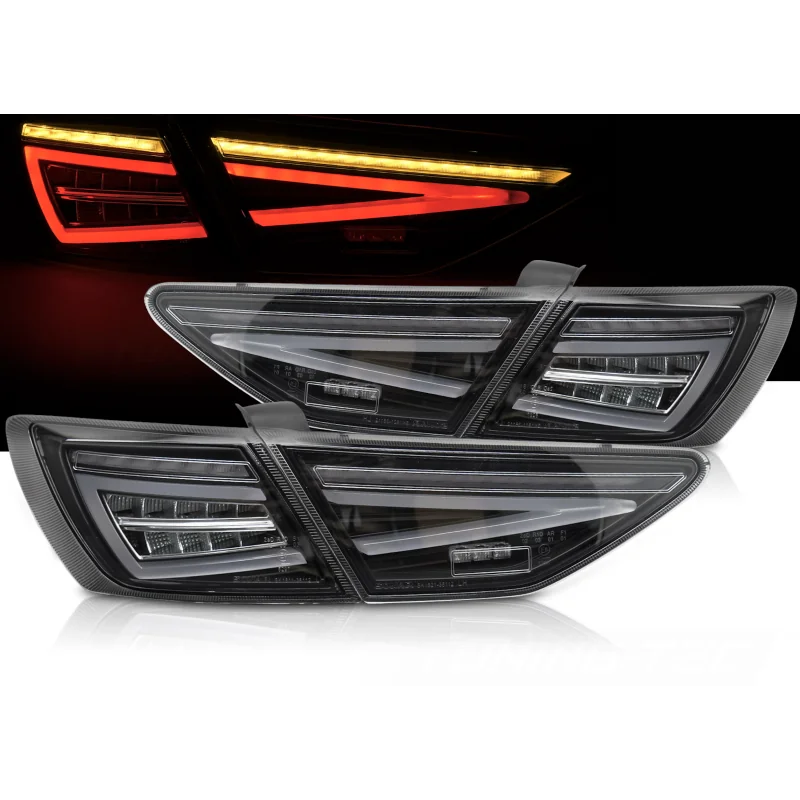 Pilotos Full LED Dinámicos Transparente Seat Leon MK3 5F 2012-2020 OEM Halógeno