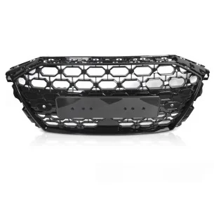 Parrilla rejilla frontal para Audi A3 8Y 2019-2024 Look RS3 Negro Brillo