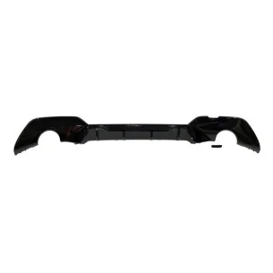 Difusor Trasero BMW Serie 3 G20 G21 Look M Performance II Negro Brillo