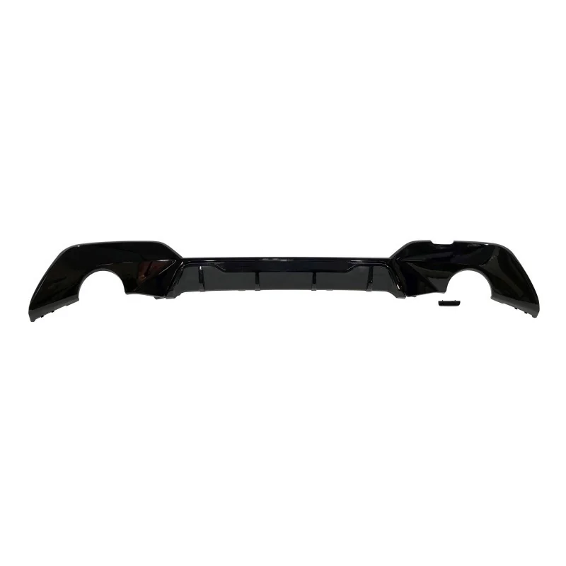 Difusor Trasero BMW Serie 3 G20 G21 Look M Performance II Negro Brillo