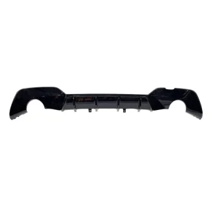 Difusor Trasero BMW Serie 3 G20 G21 Look M Performance III Negro Brillo