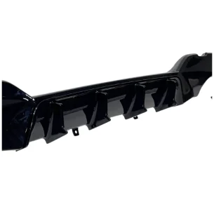 Difusor Trasero BMW Serie 3 G20 G21 Look M Performance III Negro Brillo