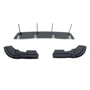 Añadido de difusor trasero para Mercedes Clase A W176 AMG 2016-2018 Negro Brillo