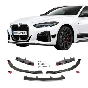 Añadido Delantero Performance Negro Mate BMW Serie 4 G22 G23 2020-2024