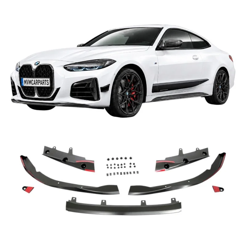 Añadido Delantero Performance Negro Mate BMW Serie 4 G22 G23 2020-2024