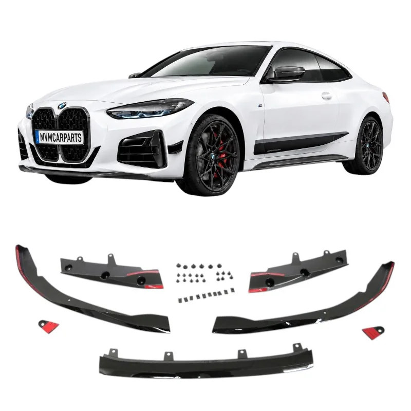 Añadido Delantero Performance Negro Brillo BMW Serie 4 G22 G23 G26 2020-2024