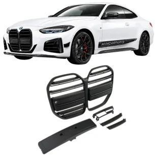 Parrilla Frontal Estilo M4 Performance Negro Mate BMW Serie 4 G22 G23 2020-2024
