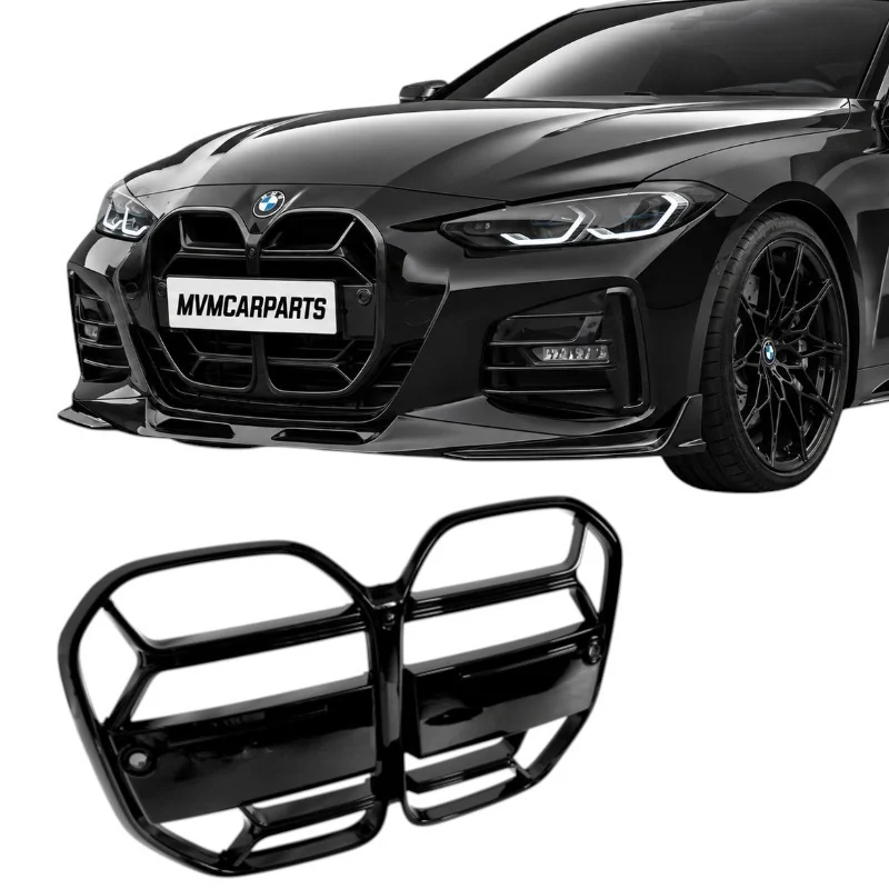 Parrilla Frontal Estilo M4 Negro Brillo BMW Serie 4 G22 G23 2020-2024
