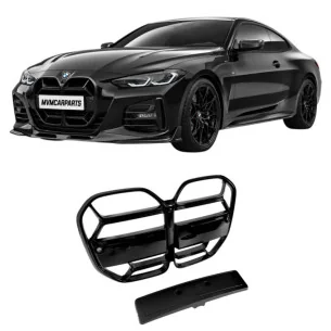 Parrilla Frontal Estilo M4 Negro Brillo BMW Serie 4 G22 G23 2020-2024