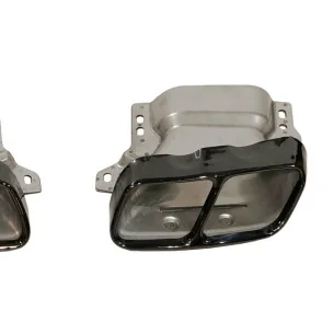 Colas de escape Mercedes Clase A W176 W177 tipo A45 AMG Black