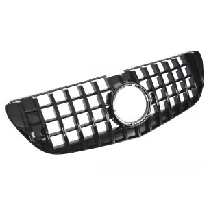 Rejilla Frontal para Mercedes Vito W447 2014-2019 Look GT-R Negro Brillo