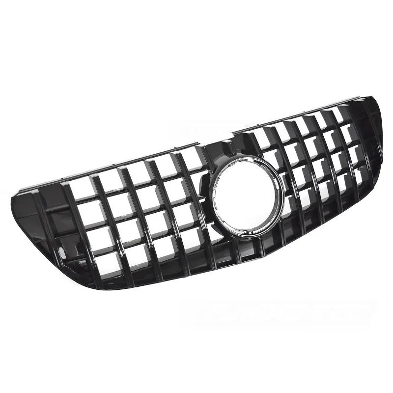 Rejilla Frontal para Mercedes Vito W447 2014-2019 Look GT-R Negro Brillo