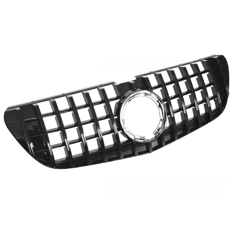 Rejilla Frontal para Mercedes Vito W447 2019-2023 Look GT-R Negro Brillo