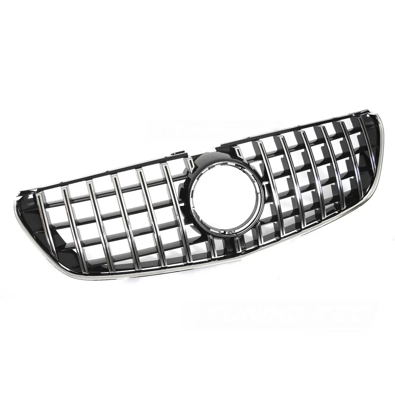Parrilla Rejilla frontal para Mercedes Clase V W447 2014-2019 Cromada Look GT-R