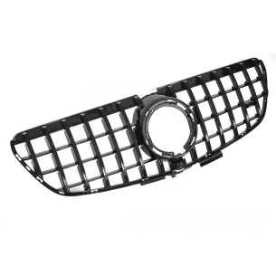 Parrilla Rejilla frontal para Mercedes Clase V W447 2019-2023 Negra Brillo Look GT-R