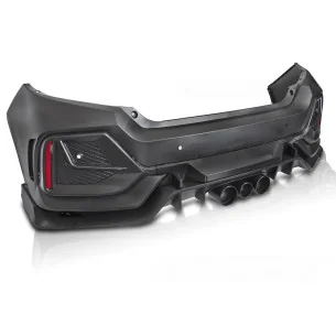 Paragolpes trasero Honda Civic X 2016-2021 look Type R