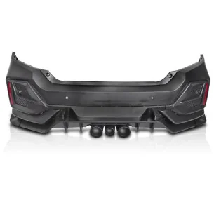 Paragolpes trasero Honda Civic X 2016-2021 look Type R