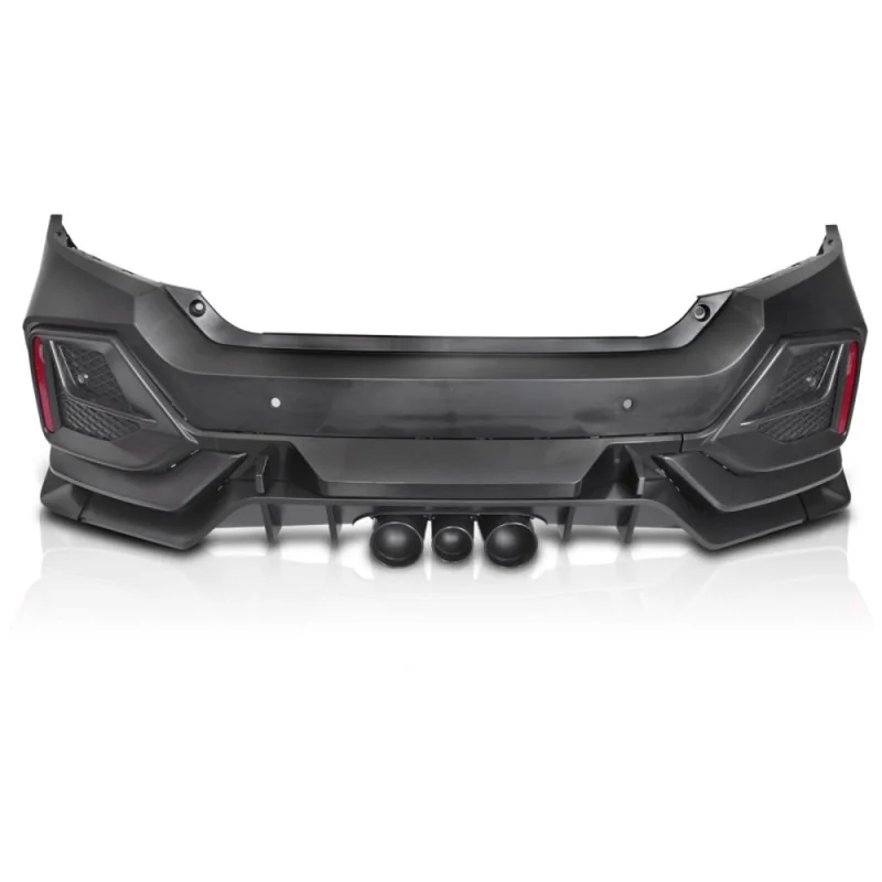 Paragolpes trasero Honda Civic X 2016-2021 look Type R