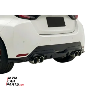 Difusor trasero para Toyota Yaris MK4 2021 Look GR Salidas dobles