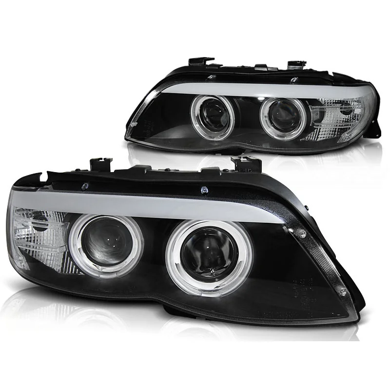 Faros delanteros Xenon BMW X5 E53 LCI 2003-2006 Negros