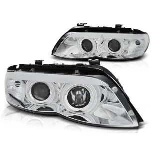Faros delanteros Xenon BMW X5 E53 LCI 2003-2006 Cromados