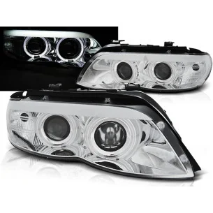 Faros delanteros Xenon BMW X5 E53 LCI 2003-2006 Cromados