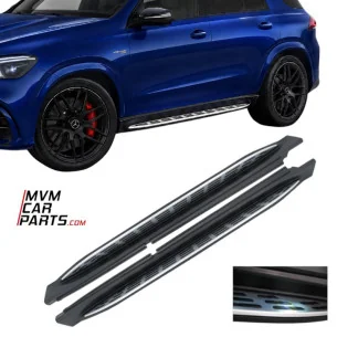 Set de Estriberas laterales con LED de cortesía para Mercedes GLE W167 SUV