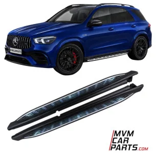 Set de Estriberas laterales con LED de cortesía para Mercedes GLE W167 SUV
