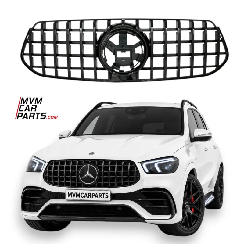 Rejilla frontal para Mercedes GLE Coupe C167 y SUV W167 AMG tipo GTR Panamericana Black