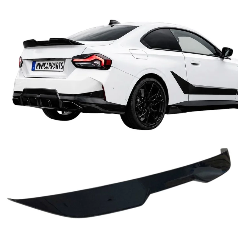 Alerón spoiler trasero BMW Serie 2 G42 Coupe Negro Brillo
