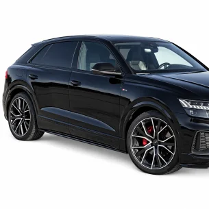 Difusor Taloneras Audi Q8 Negro Brillo