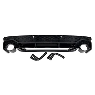 Difusor trasero Audi Q7 +2021 look RSQ7 Negro Brillo