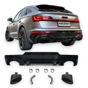 Difusor trasero Audi Q5 Sportback +2021 look RSQ5