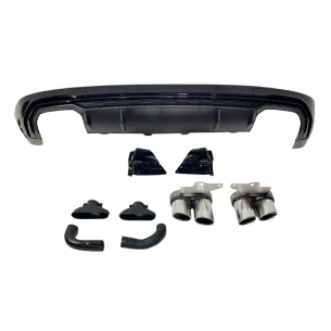 Difusor trasero Audi Q5 2018-2025 look SQ5