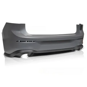 Paragolpes trasero Volkswagen Golf 8 2019-2024 Look GTI con Difusor Doble Salida y PDC