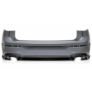 Paragolpes trasero Volkswagen Golf 8 2019-2024 Look GTI con Difusor Doble Salida y PDC