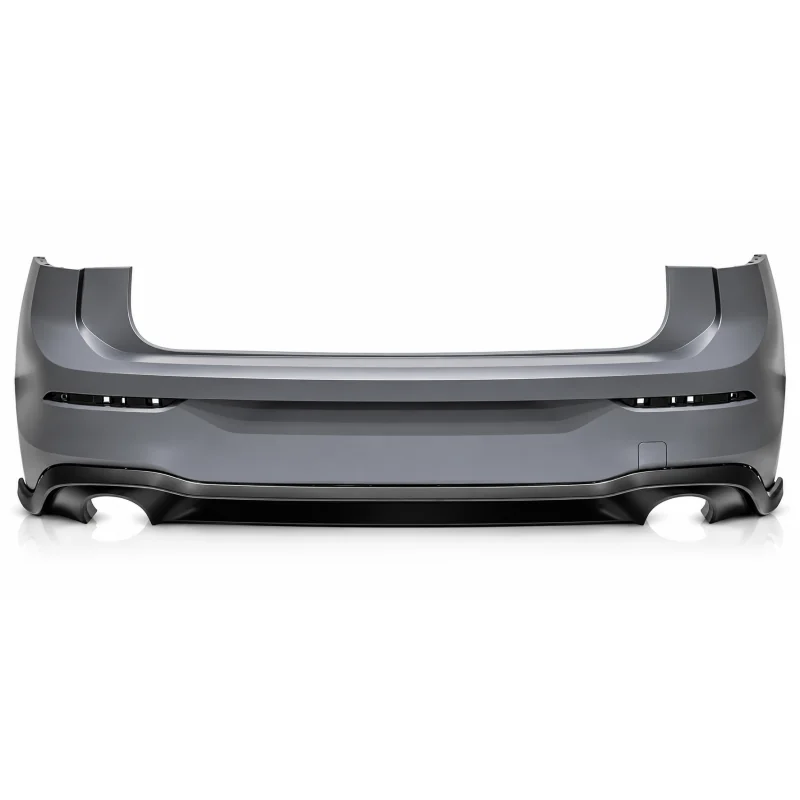 Paragolpes trasero Volkswagen Golf 8 2019-2024 Look GTI con Difusor Doble Salida y PDC