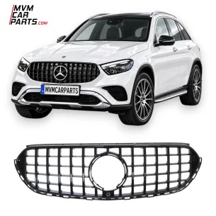 Parrilla Panamericana Negra Mercedes GLC W254 / C254 +2023 Look GT-R – Versión Estandar