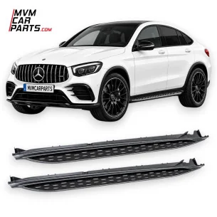 Estriberas laterales Negras para Mercedes GLC SUV X253 y GLC Coupe C253