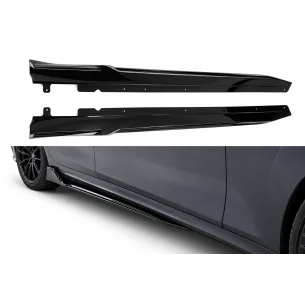 Añadido extension de taloneras look M Performance BMW Serie 4 G22 Coupe Negro Brillo