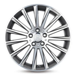 Juego de 4 Llantas 21 Pulgadas Keskin KT18 Turbo Palladium Antracita y Pulida MV007