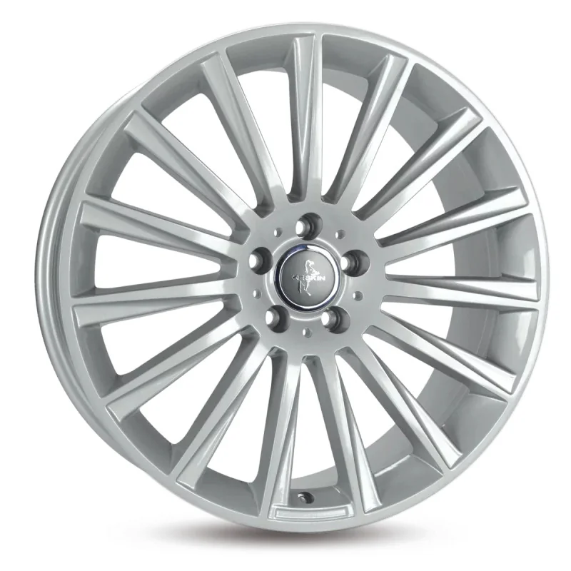 Juego de 4 Llantas 18 Pulgadas Keskin KT18 Turbo Silver MV008