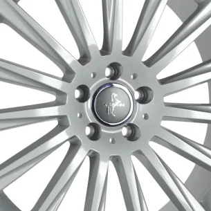 Juego de 4 Llantas 20 Pulgadas Keskin KT18 Turbo Silver MV008