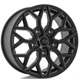 Juego de 4 Llantas reforzadas 1AV ZX12T Negro satinado - 8