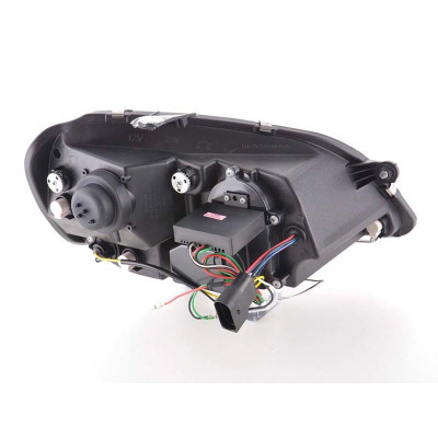 Faros delanteros Volkswagen Polo 9N3 2005-2009 Cromados