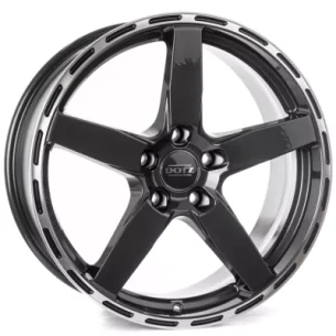 Juego de 4 Llantas DOTZ MarinaBay Gunmetal mate/ labio pulido - 8