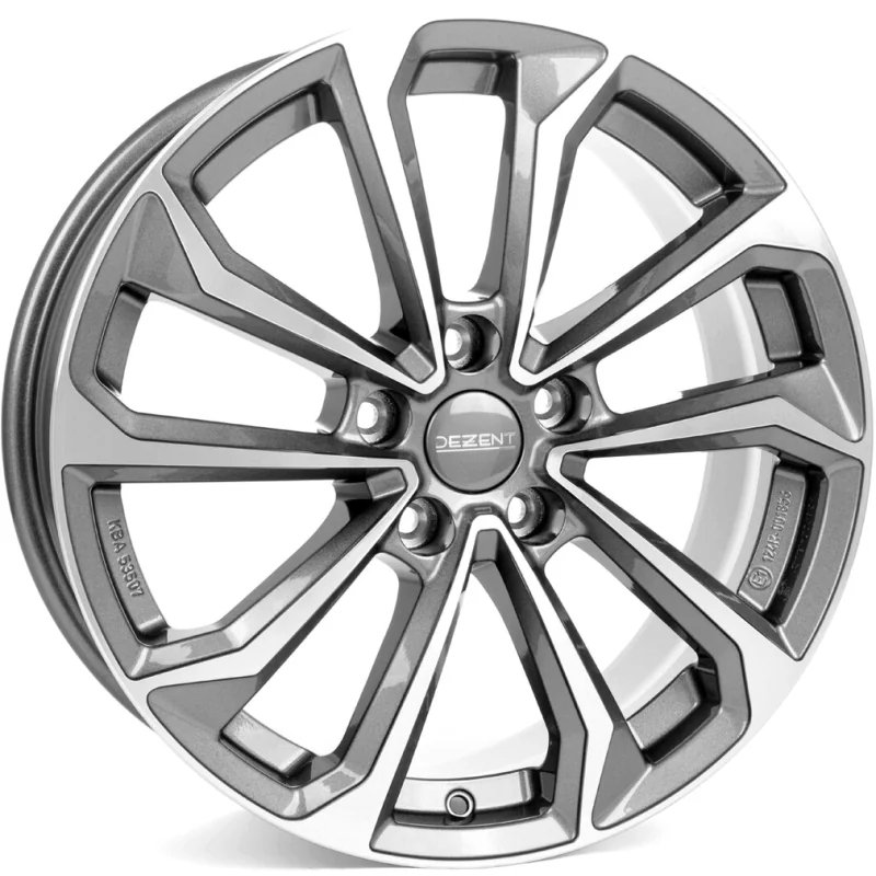 Juego de 4 Llantas Dezent KS Gunmetal/Pulido - 7