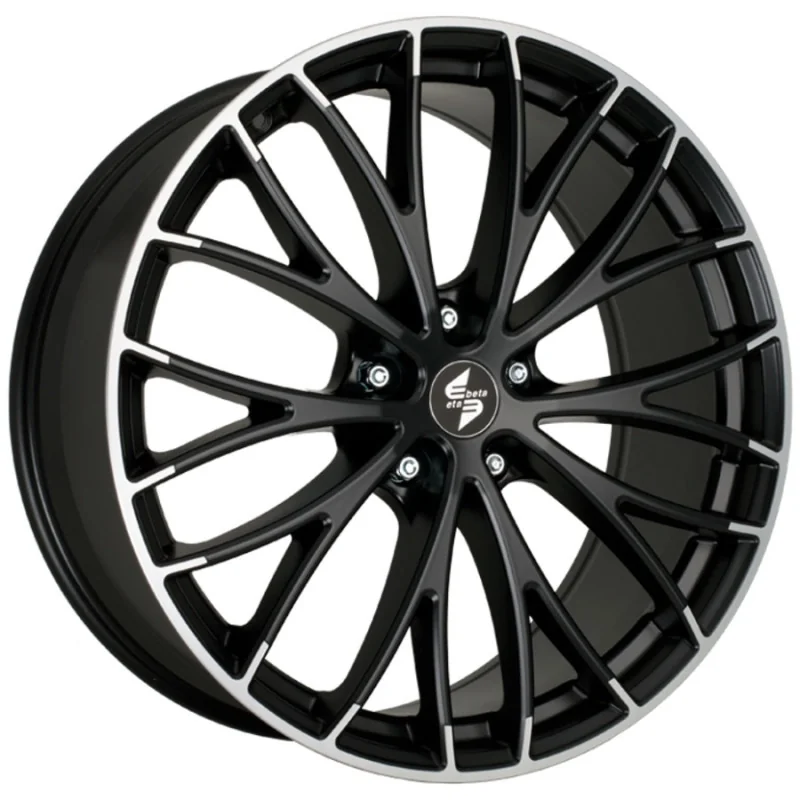 Juego de 4 Llantas ETABETA Piuma Matt Black Polish Special Edition - 8
